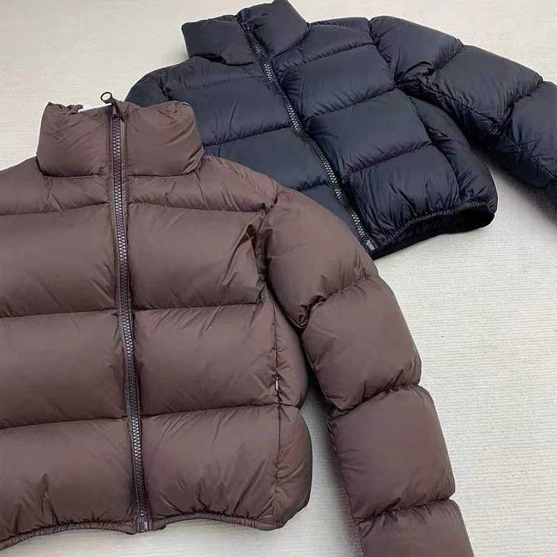for Parkas Casual Women Cropped Winter New Loose Stand Collar Thick Warm Quilted Jacket Versatile Zipper Long Sleeve Bread Coat H260917