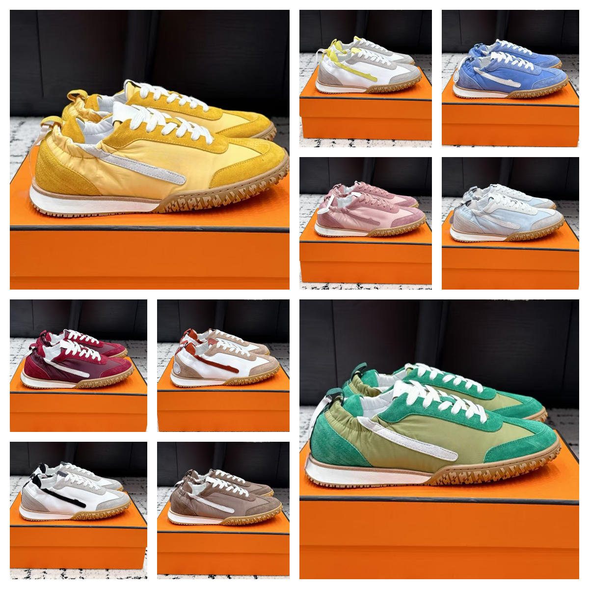 Unisex Retro German Style Sneakers Suede and Nylon Mix Casual Shoes Lightweight and Breathable Outdoor Walking and Street Style Shoes Available in M