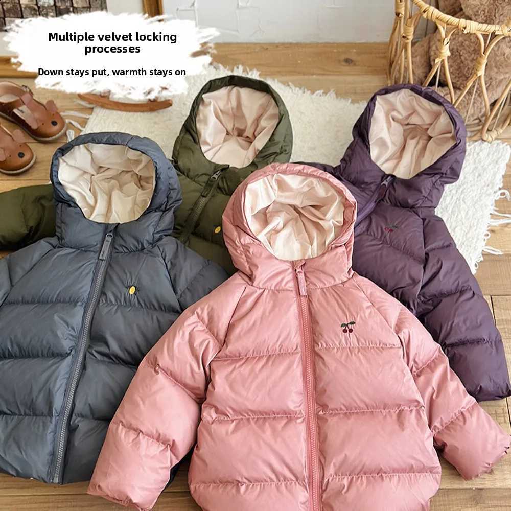 Children's 90% White Goose Down Down Jacket Three-proof Lightweight Down Jacket for Boys and Girls J260917