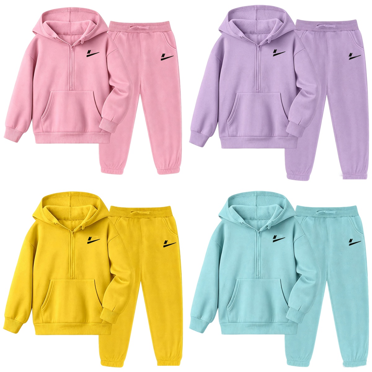 Luxury Kids Outdoor Sports Clothing Set Unisex Boys Girls Designer Letter Printed Hoodie Tracksuits Suitable for ages 5-14