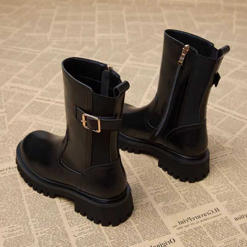 2025 women's Cigarette popular boots autumn and winter popular small short boots women's foreign style small ankle boots D260917