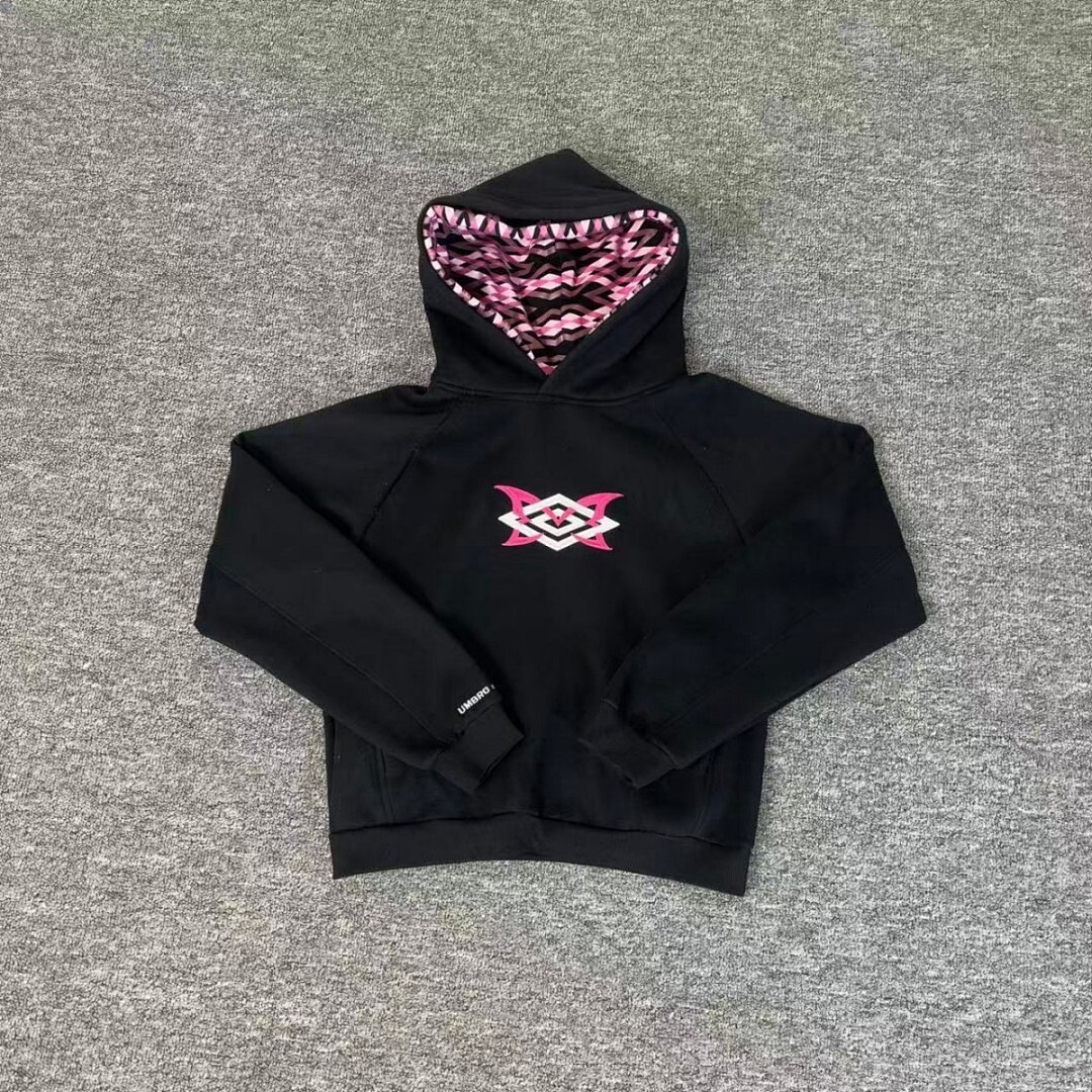 Mertra embroidered fleece high street loose fall-winter men's and women's casual hooded sweatshirt