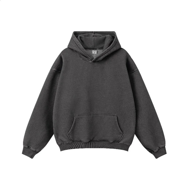 600G Snow Wash Cotton Hoodies Female Color Pullovers Hip Hop Loose Multicolor Comfortable Couple Top 260916