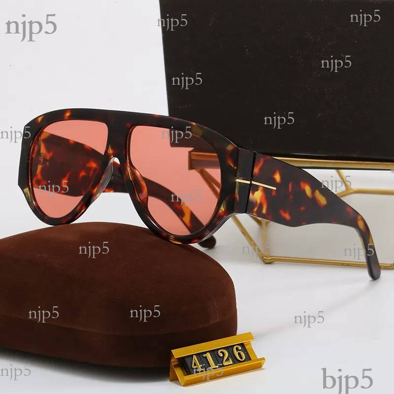 Fashion designer luxury outdoor beach casual couple classic sunglasses with cases 4126
