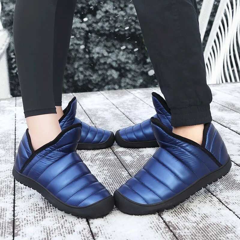 Boots Waterproof Snow Winter Women Lightweight Women Ankle Boots Sneakers Outdoor Sandproof Couple Warm Cotton Boot Botas Mujer D260917