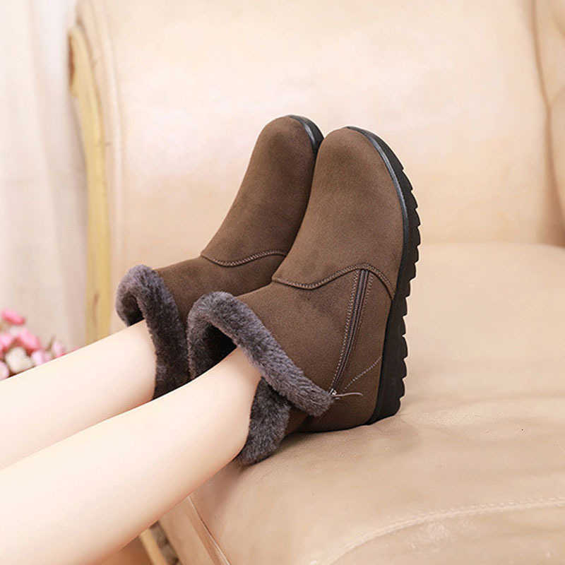 Keep Shoes Winter Warm Women Snow Boots Plus Size Inside Plush Ankle Boots for Women Anti Slip Comfort Botas Femininas WSH3143 D260917