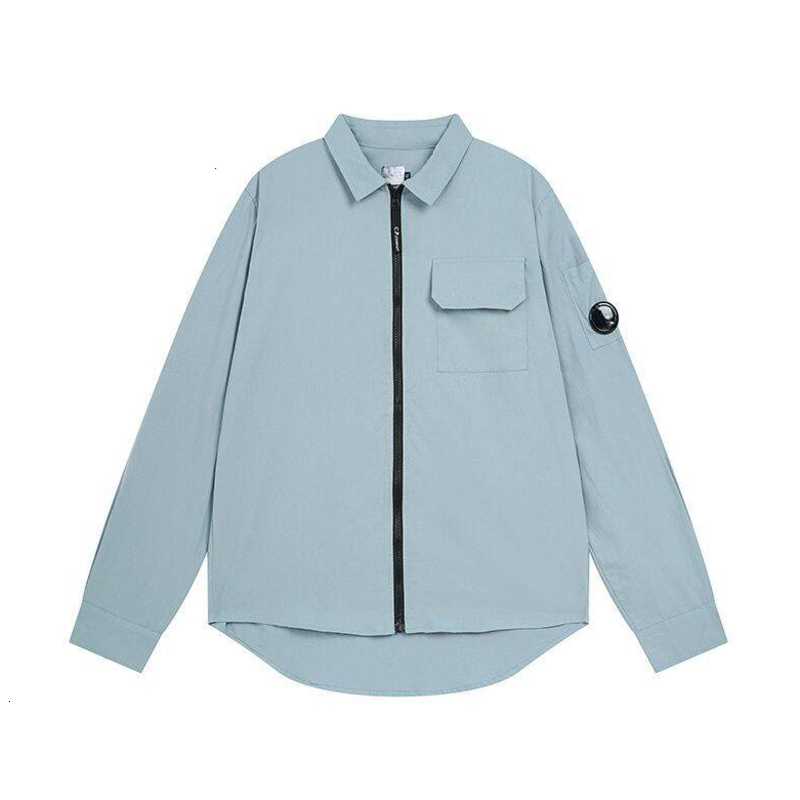 Cpcompanyyyy Jacket Kids Designer Clothes Shirt CP Workwear Casual Cpcompanyys Jacket Loose Fitting Stand Up Collar Long Sleeves Zip Up Shirt