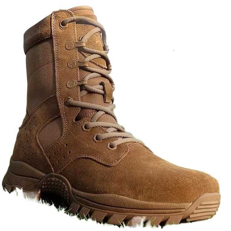 2024 New Thin Mountaineering Waterproof Breathable Combat New Side Zipper Ultra-Thin Men's Boots D260917