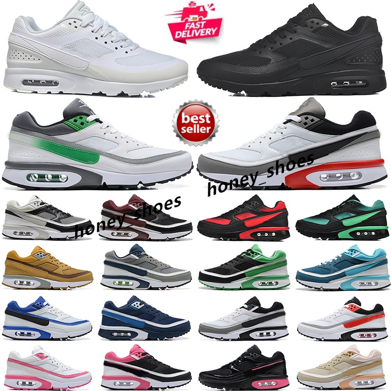 Men Women BW 91 Designer Running Shoes White Pure Platinum Black Persian Violet Cream Vachetta Tan Rotterdam Lyon LA Beijing Trainers Platform Sneak