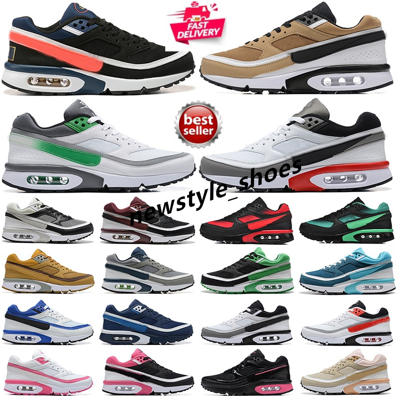 Men Women Og BW 91 Designer Running Shoes White Pure Platinum Black Persian Violet Cream Vachetta Tan Rotterdam Lyon LA Beijing Trainers Platform Sn