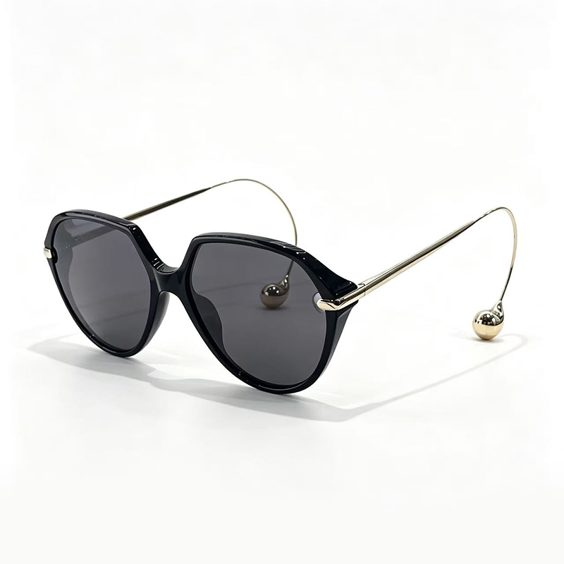 BV1436S Fashion Designer Mens and Womens Vintage Glasses sunglasses for women designer Creative Bent Hook Metal Water Drop Temple glasses