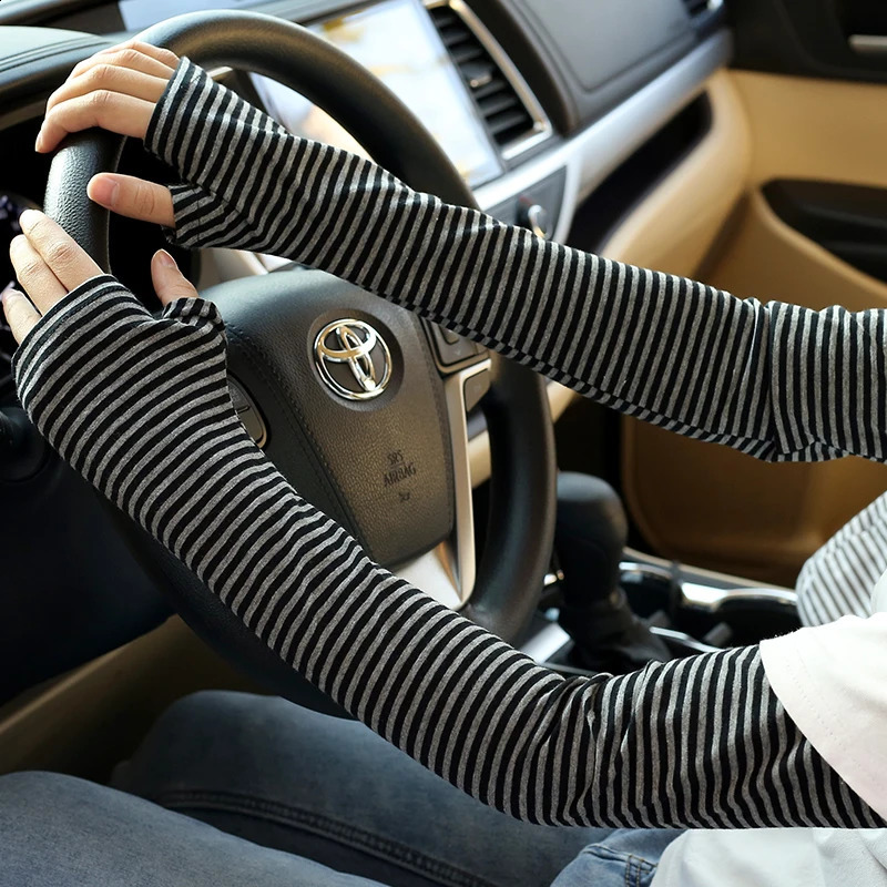 Sunblock Sleeve Long Gloves Men and Women's Thin Arm Protection Spring Summer Driving Riding Shading Couple Fashion Arm Sleeve260915
