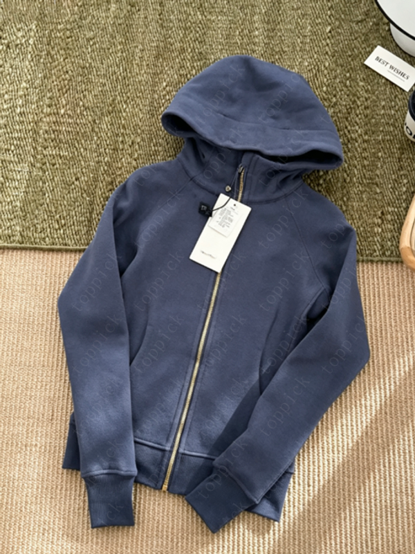 Full Zip Gold Zip Jacket Hoodie Pants Sweatshirt Women Yoga Sweatshirt Pants Sportswear Thermal Sweatshirt Outdoor Sports Warm Thick Women Clothes S