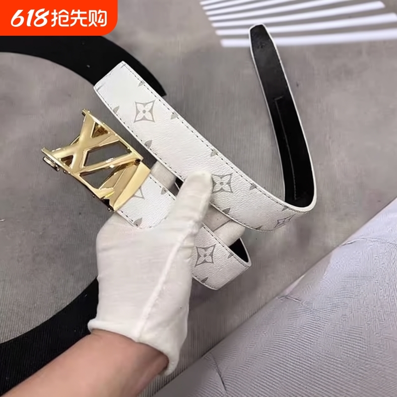 Fashion Trend Belt Men's Automatic New Graffiti Casual Genuine Leather Letter Business Jeans Versatile