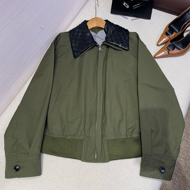 Oversized Fit Unisex Jackets For Women Zipper Leather Spliced Collar Luxury Basic Outerwear Winter Thick Street Outdoor Cargo Blouson Jackets