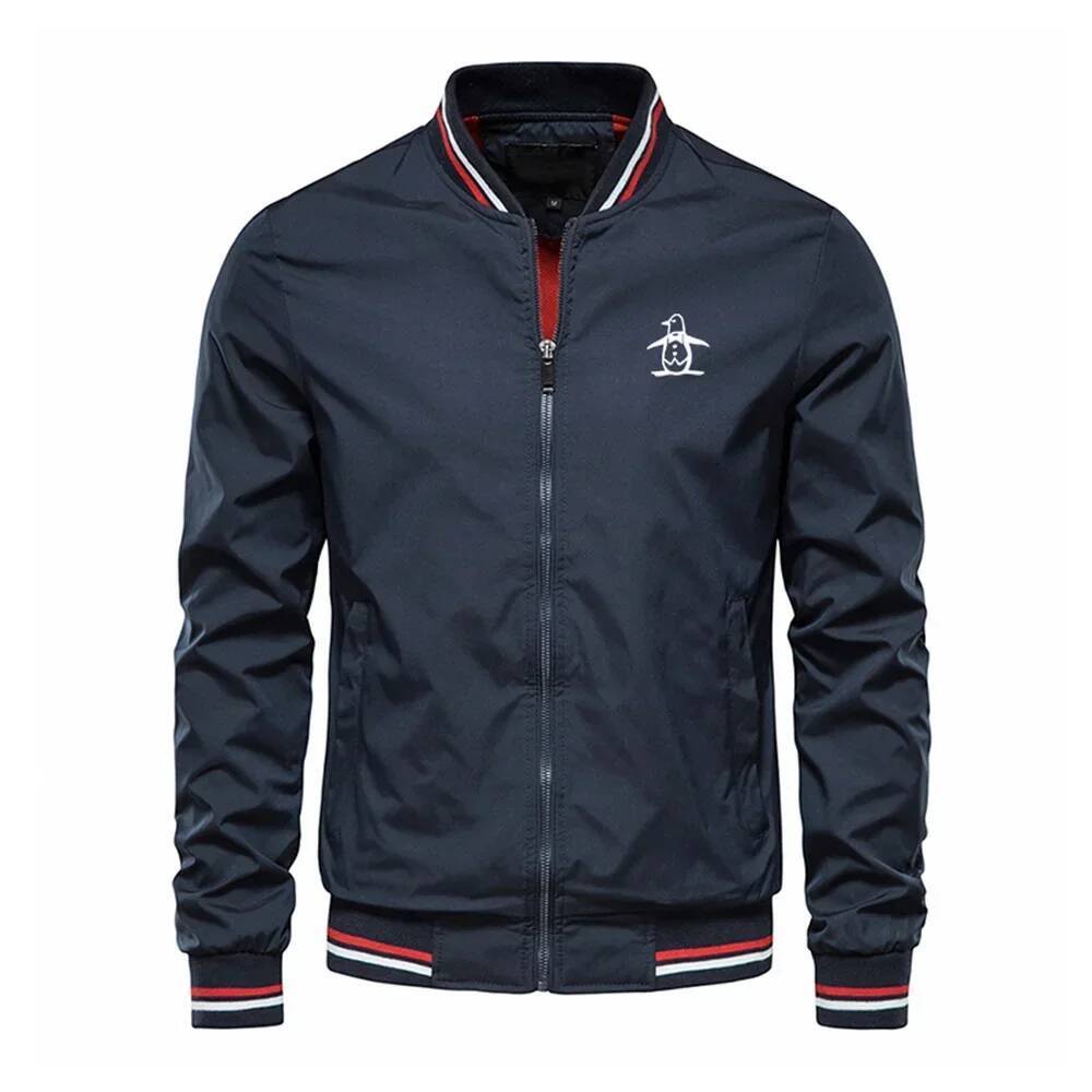 New/Korean/Golf/Men's Stand Up Collar Sportswear, Spring and Autumn Fashion Men's Outdoor Casual Zipper Jacket 26Y0917