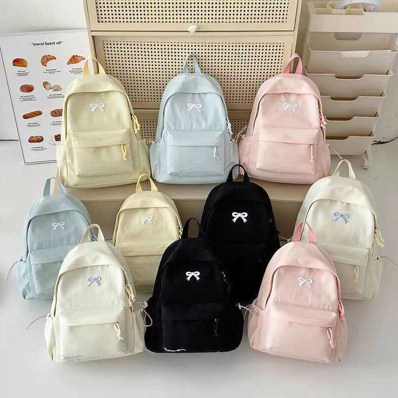 Stylish Embroidered New Backpack Korean Japanese Style Cute Casual School Bag for Girls Students Daily Commute Travel BagT260917