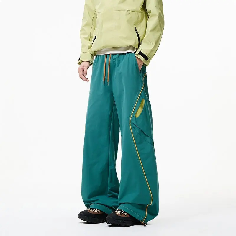Autumn and Spring Trend Outdoor Sports Windproof Mountaineering Cargo Pants Mens Casual Loose Plus Size High Quality Trousers 260917