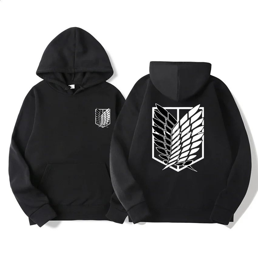 Attack on Titan Men's Hoodie Anime Hoodies Men Women Streetwear Pullover Harajuku Shingeki no Kyojin Hoodies Sweatshirt Clothes 260916