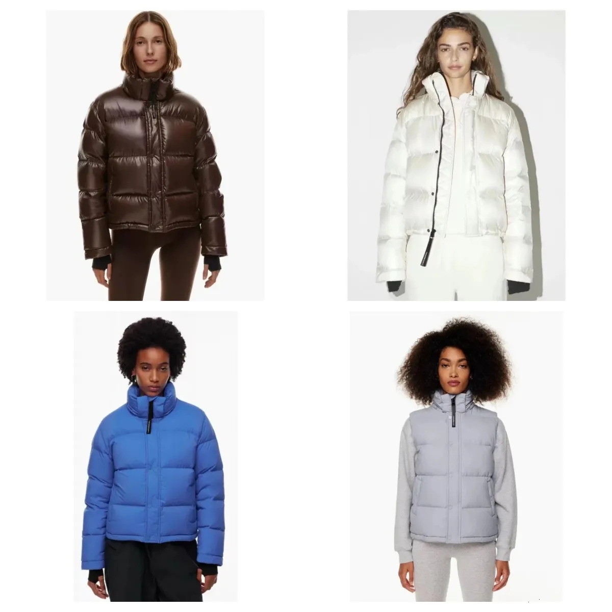 Designer Aritzia down puffer jacket women super puff short hooded vest branded waistcoat Canada down thickened extreme warm knee length jackets arit