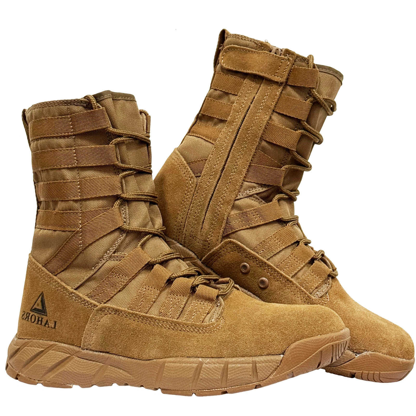 Lightweight Suede Leather Tactical LAHORS Combat Boot Men Outdoor Hiking Desert Army Shoes Breathable Male Ankle Boots Man made D260917
