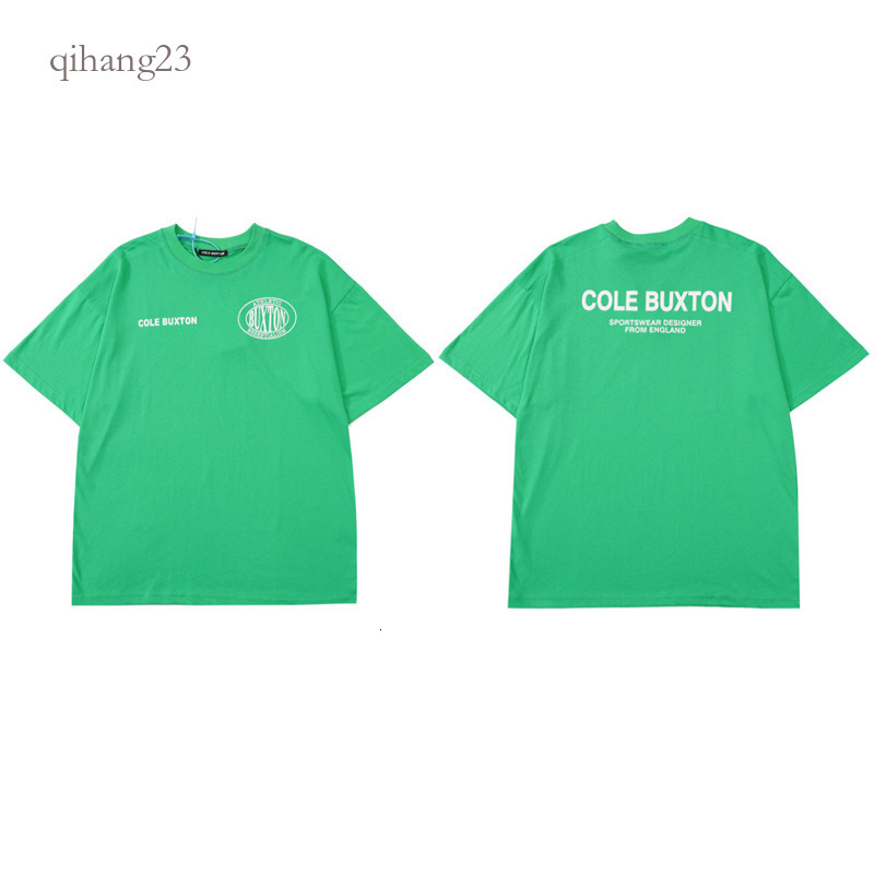 Cole Buxon Shirts Designer Men Signature Letter Printed Casual T Shirts Short Sleeve Cole Men Women Leisure Sports Breathable Y2k Hip Hop Buxtonjump