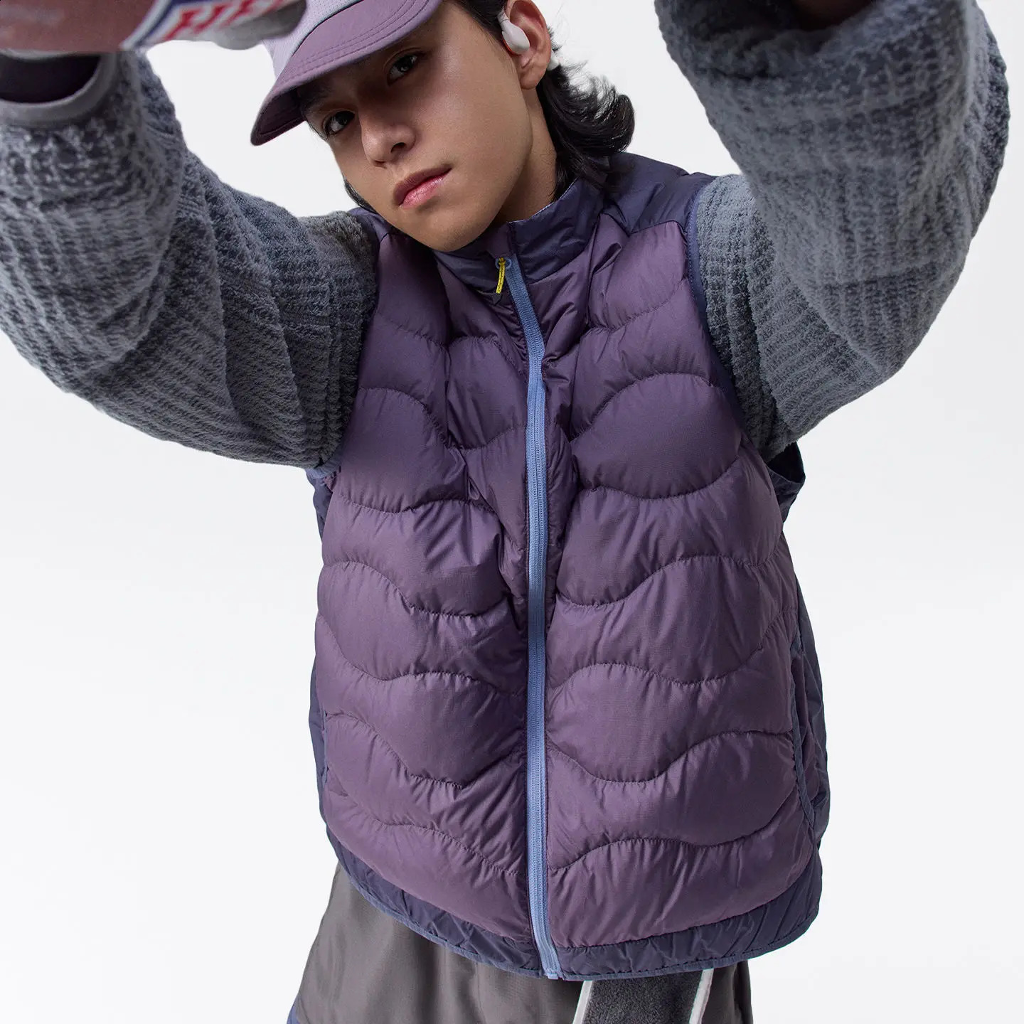 Winter Outdoor Mountain Style Color-Blocking Lightweight Down Vest - Trendy Unisex for Men Women 260917