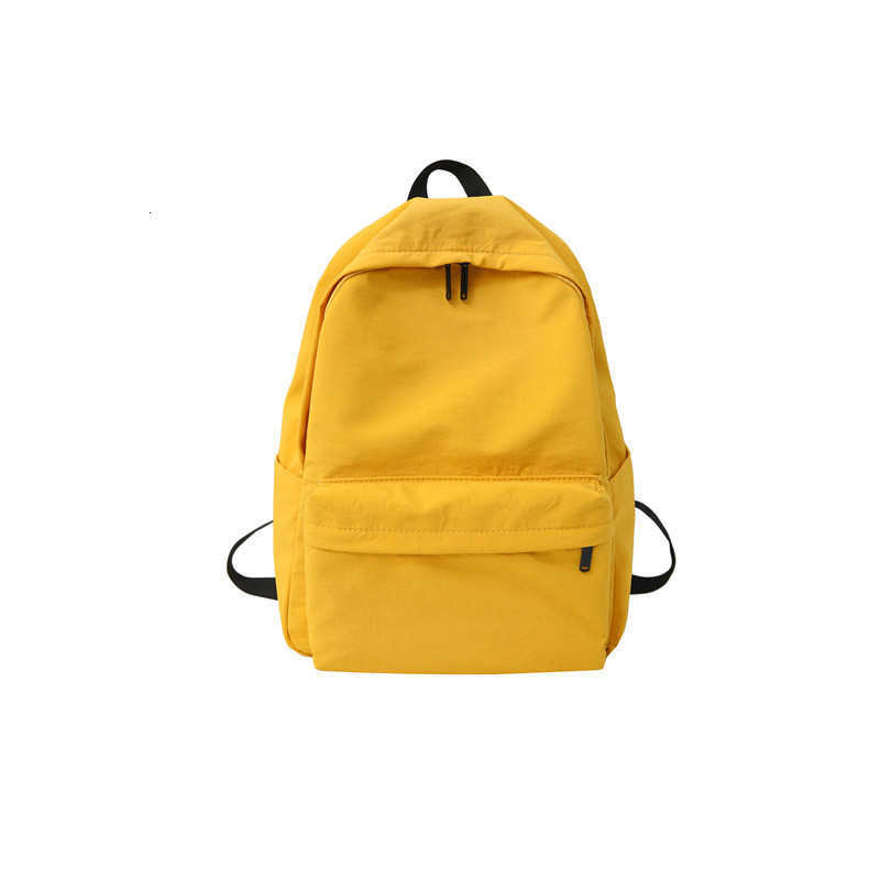 New 2026 RanHuang Women's Casual Nylon Backpack Preppy Style School Bags For Teenagers Yellow Travel Bags mochila femininaT260917