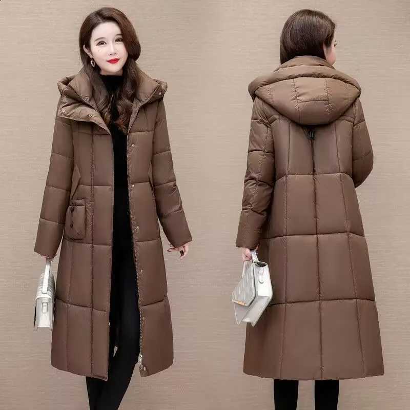 Thick Warm Fashionable And Trendy Outerwear For Commuting Slim And Long In Winter And Is a Down Cotton Jacket For Women Parka H260917