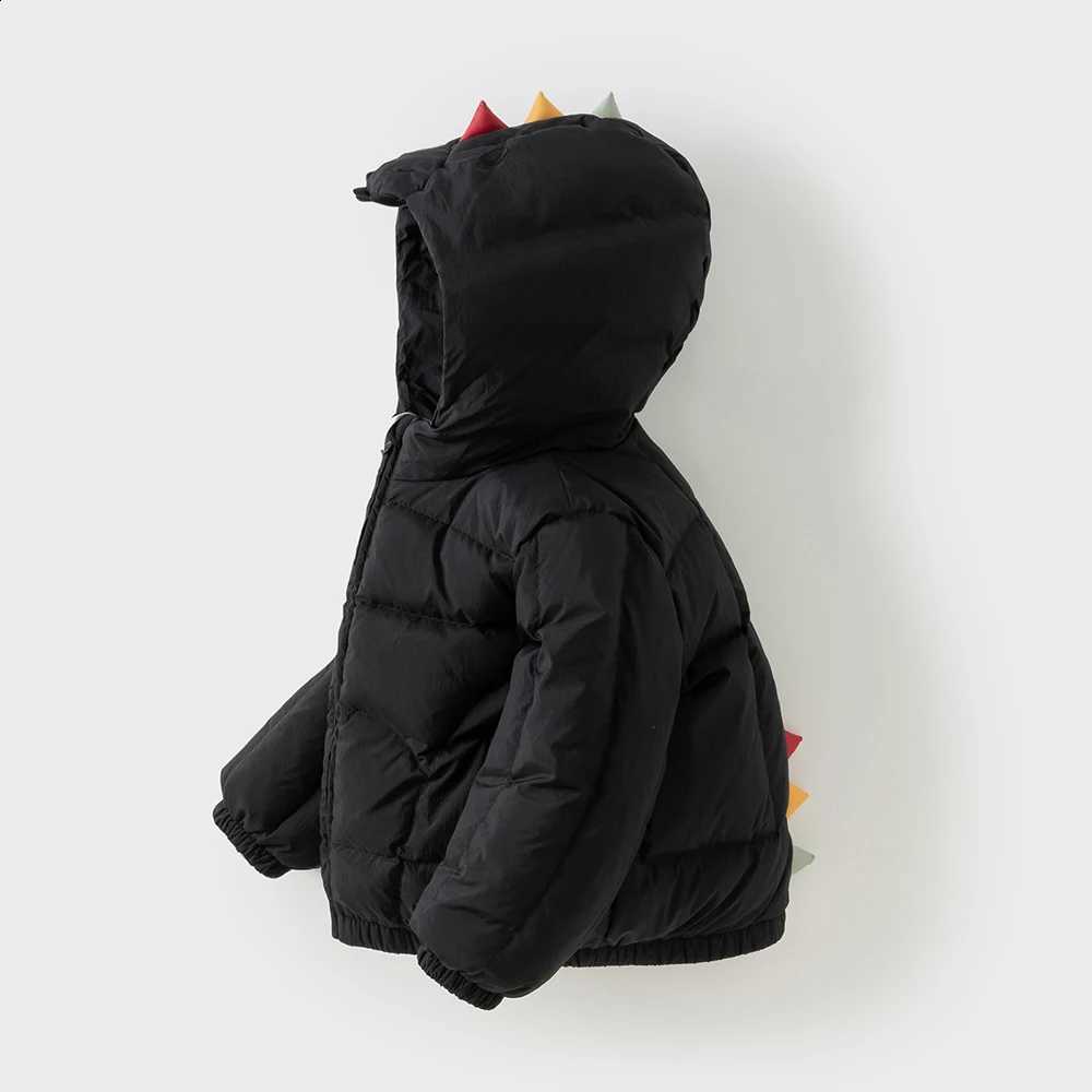 Bella Boys' Down Jacket Dave Winter Clothing Children's Dinosaur Baby Trendy White Duck Down Coat Kids' Outing Top DB4254194 J260917