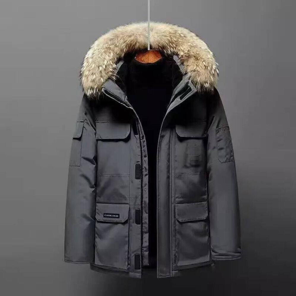 Gosecoat Gilet Jacket Designer Goosecoats Gilet Jackets Lightweight Hoodie Style Kids Winter Coat Manteaus Jacket Wolverine Leather Collar Pilot Coa