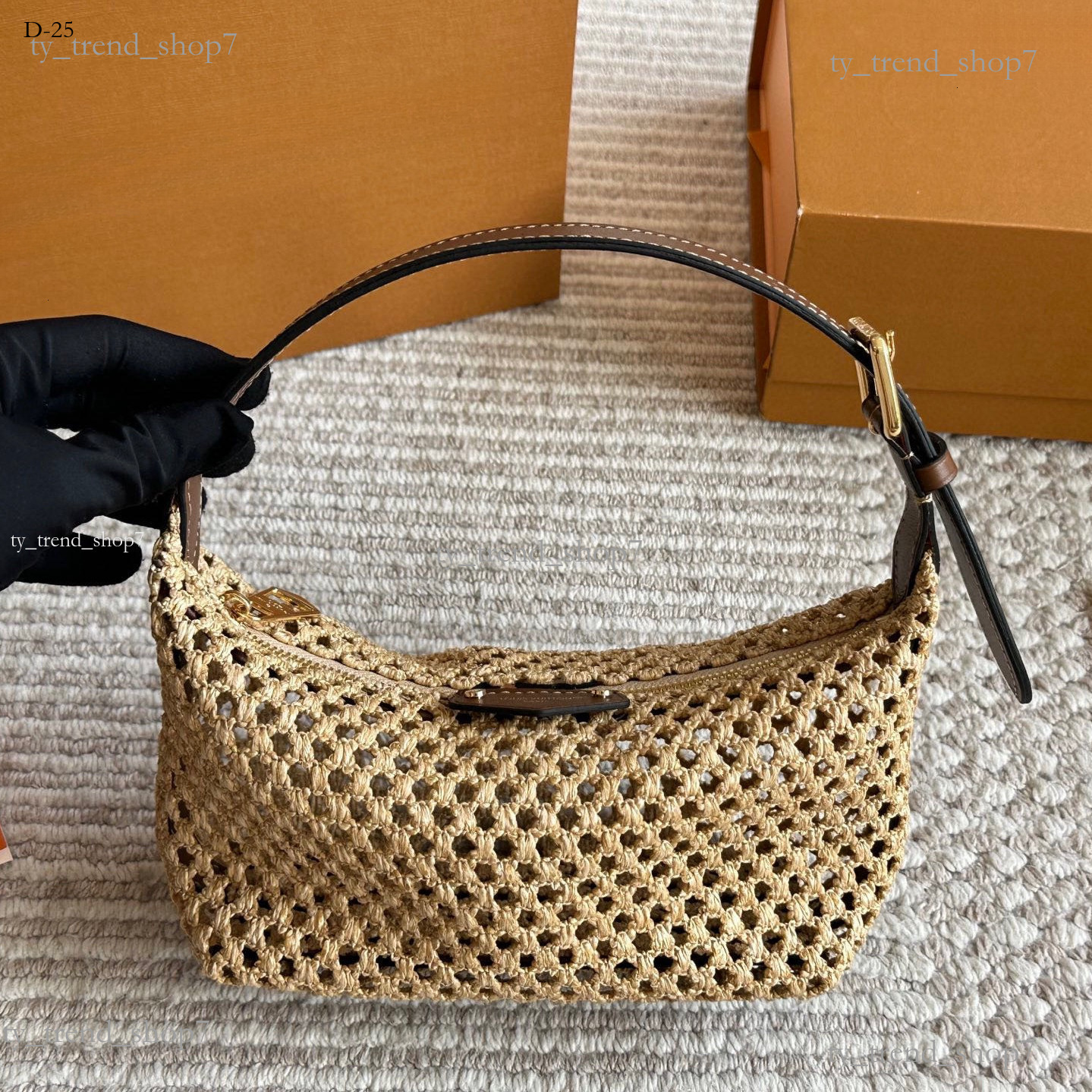 high quality New Arrivals luxury raffia bag flight mode Designer beach side trunk shoulder tote large soft leather travel Bag womens fashion crossbo
