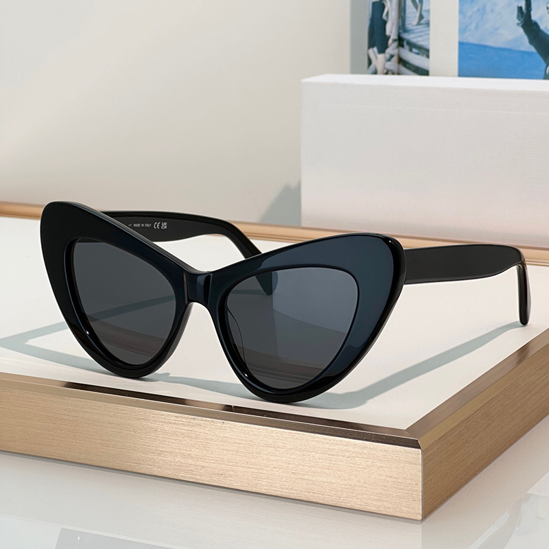 CL40339U Mini HD Sunglasses Hedi Slimane Design Cat Eye Eyewear For Women Luxury sunglasses Vintage Y2K Ladies Glasses UV400