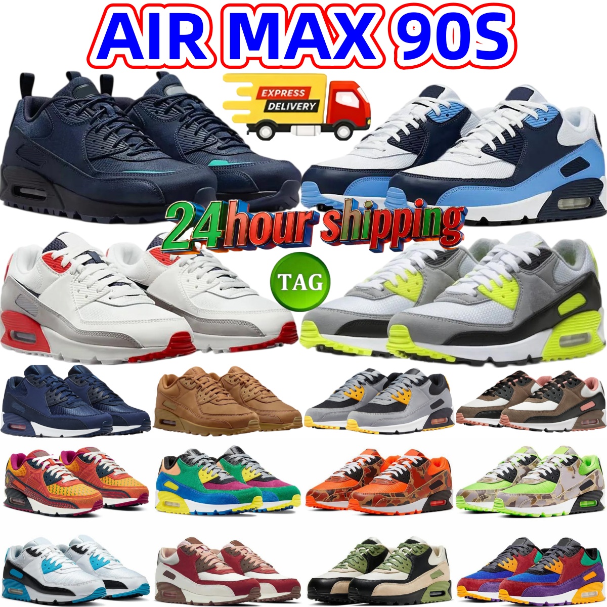 Classic max90s men shoes low top casual shoes running shoes sneaker retro brand designer shoes thick sole cushionshock round head grey yellow bei