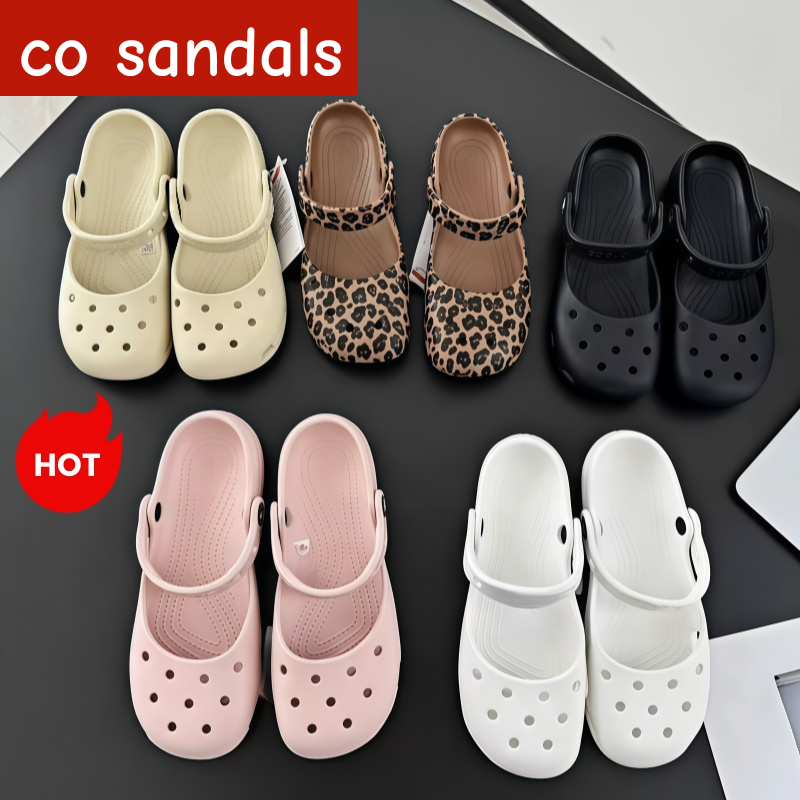 Designer Women Solid Color Classic Ballet EVA Mary Jane Clogs Breathable Slip On Sandals Casual Daily Beach Shoes Free Shipping size 35-46