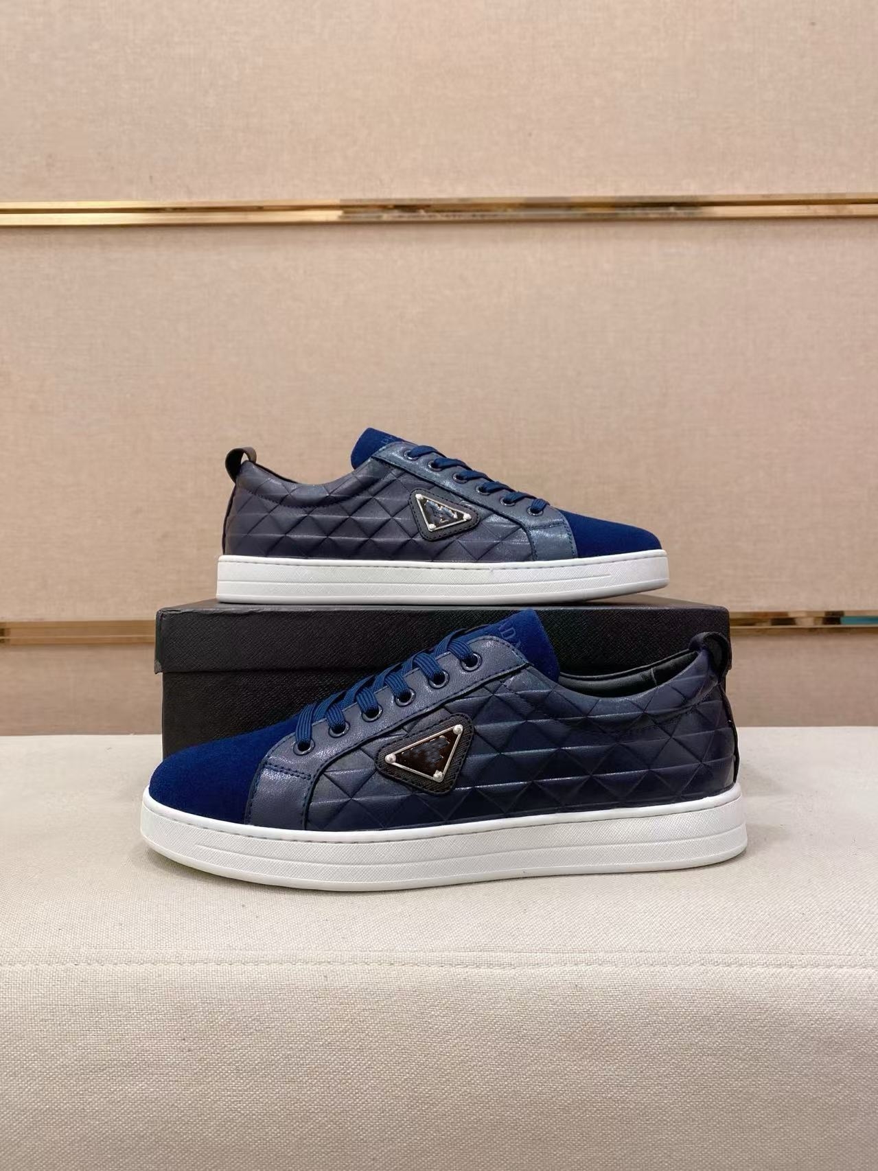 High Quality Casual Men Trainers Shoes Re-Nylon Brush Leather Suede Low Top Sneakers Mesh Breath Comfort Skateboard Walking Brand Runner Sports 38-4