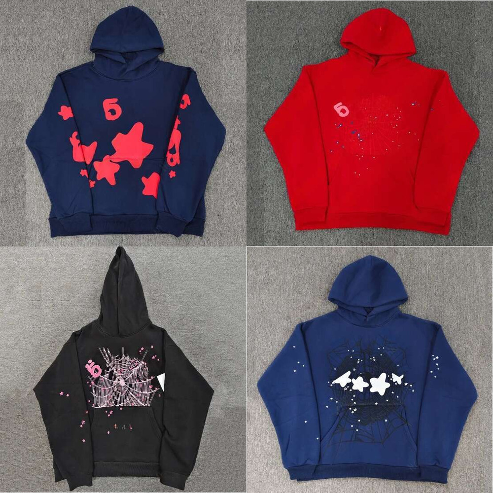 Spiderhoodie Designer Hoodie Tracksuit Sweatpants Cotton Hight Quality Pants Stree PuffPrint Web Hoodies Loose Skin-friendly Tracksuits Fashion Grap