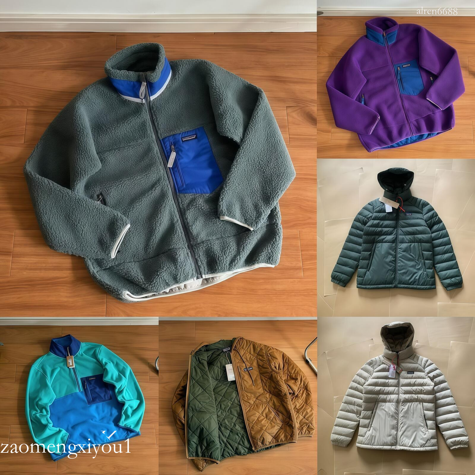Patahonialys Fleece Jacket Mens Sherpa Full Zip Stand Collar Thick Warm Teddy Coat Designer Classic Retro Outdoor Winter Casual Unisex Long Sleeve Z