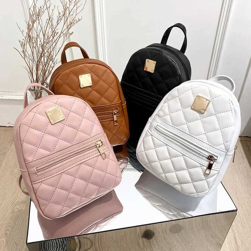 new 2025 Spring ladies bags Korean version of schoolbag for girls women's backpackT260917