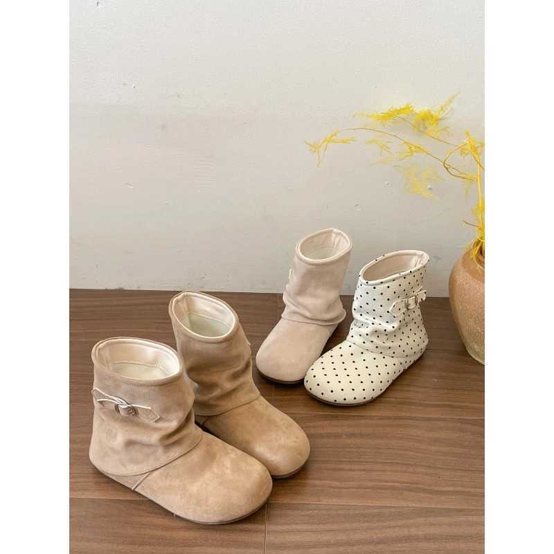 2026 Women's French-style New High-heeled Trendy Casual Ankle Boots D260917