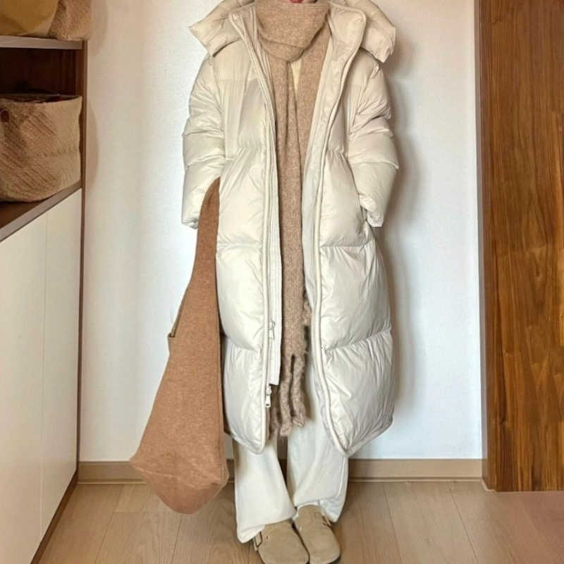 2025 Loose and Thick In Cotton-padded Jacket Long Hooded Women's Casual Warm Coat Jacket H260917