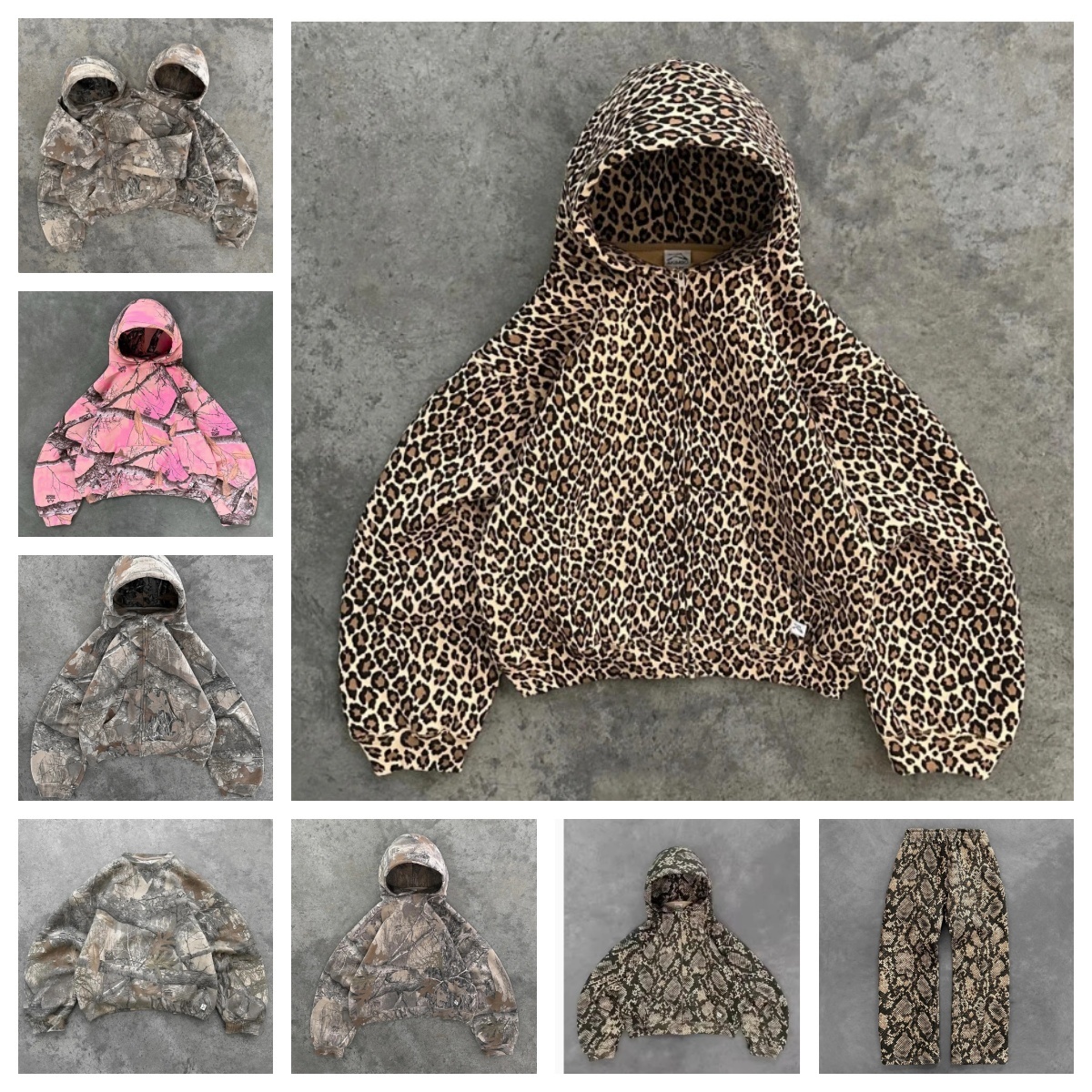 designer Sitka jacket mens Retro hip-hop zip-up pullover sweatshirt Hudson mens Camo Waterproof and Warm Hunting Loose Fit mens coat overalls camouf