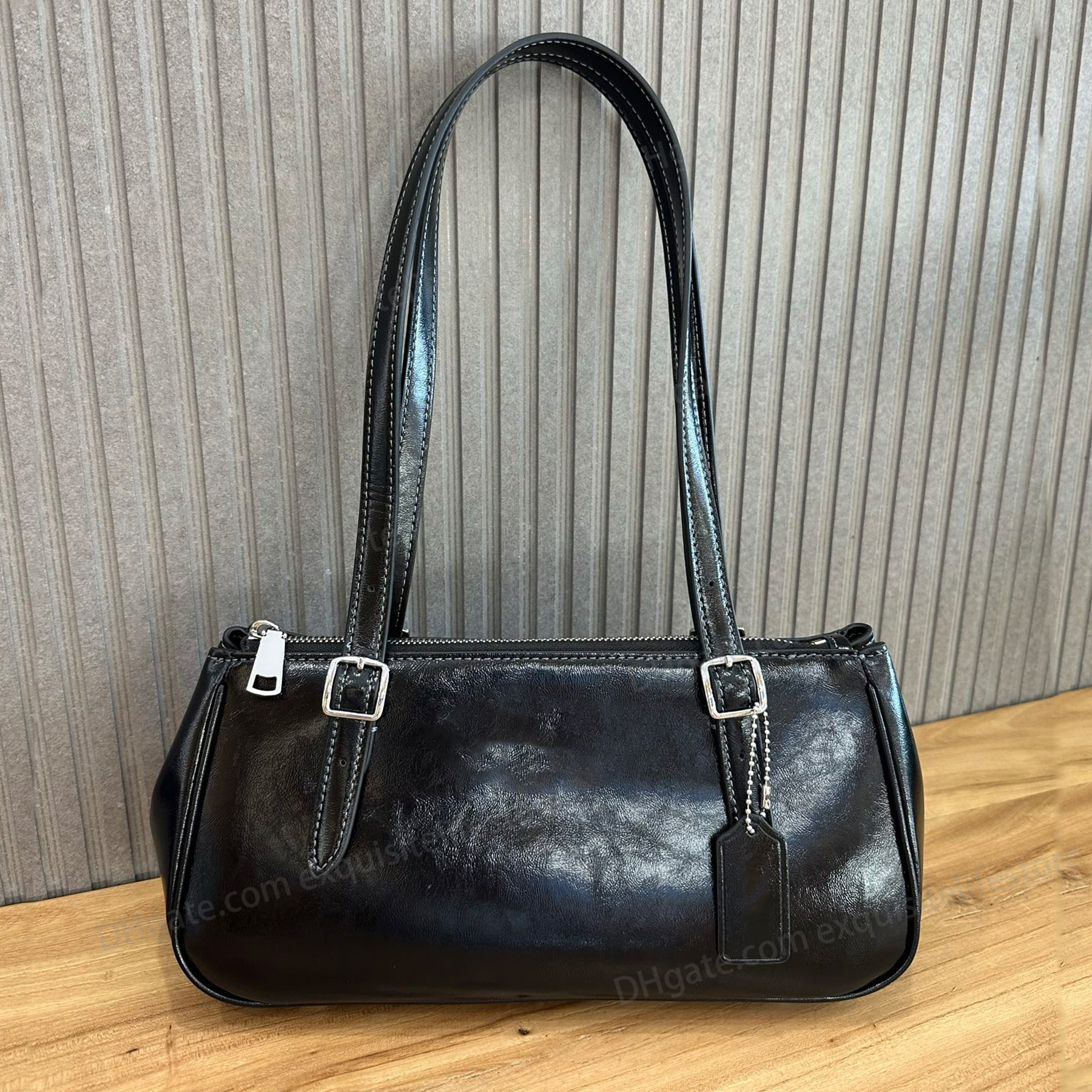 Top Quality Asher Shoulder Bag Luxury Designer Soft Genuine Leather Handbag Zipper Closure Tote Bag Fashion Women Casual Shopping Clutch Bag Purse