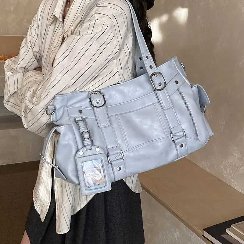 Modern FAshionable Portable Motorcycle Bag New Model Simple Large-capacity Versatile Commuting Single-shoulder Tote Bag H260916