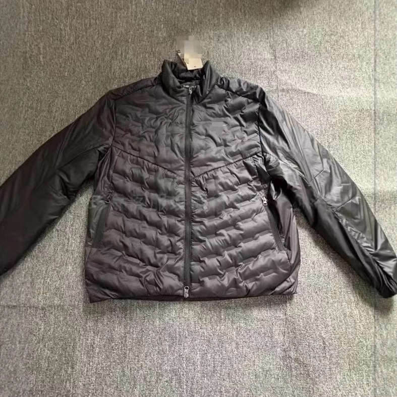 2026 Outdoor Sports Windproof Down Jacket for Men, Fashionable Casual Slim Fit, Lightweight Black, Small Batch Minimum Order