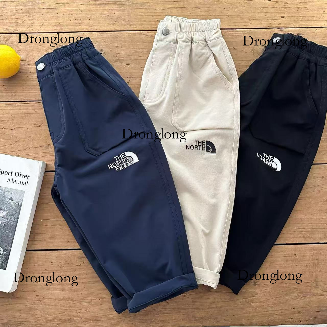 Children Long Autumn New Boys' Japanese Style Trendy Brand Letter Casual Baby Toddler Pocket Cargo Pants