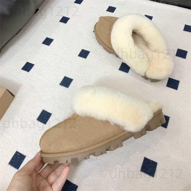 Sangpos new winter collection of sheepskin and fur integrated nonslip warm and comfortable slippers for women designed for both indoor and outdoor w