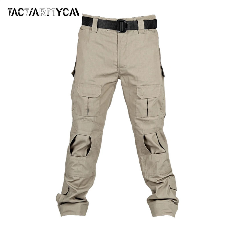 Men Cargo Casual Pant MultiFunctional Tactical Pants Outdoor Hiking MultiPocket Man Trousers Hunting Working Clothing 260916