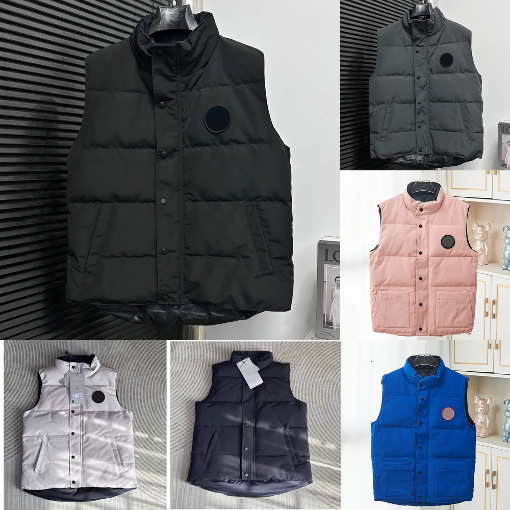 Men Women designer vests jacket bodywarmer loose coat goose waistcoat feather material graphite trend couple coat gilet xs 2xl b2