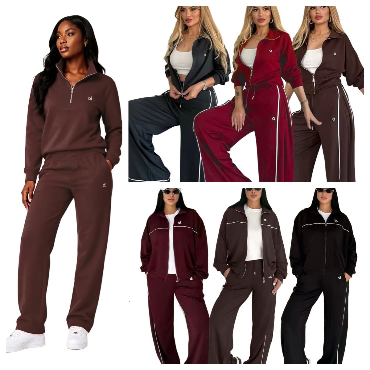 Plus Size Designer Clothes For Women Tracksuits Two Piece Set Short Or Long Sleeve Loose T-shirt Pullover Top And High Waisted Wide Leg Pants Sports